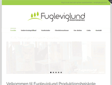 Tablet Screenshot of fugleviglund.dk